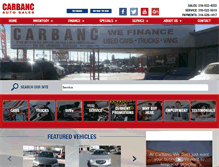 Tablet Screenshot of carbanc.com